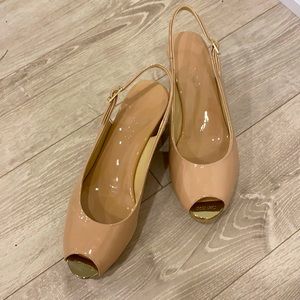 Jimmy Choo wedges, worn once.